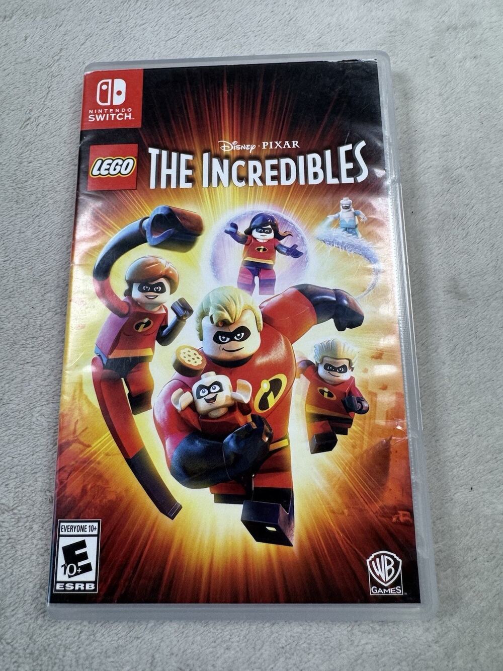 LEGO The Incredibles Nintendo Switch Disney Pixar WB Games w/ Case